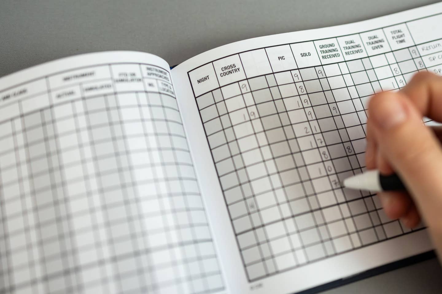 Carly writes in her logbook
