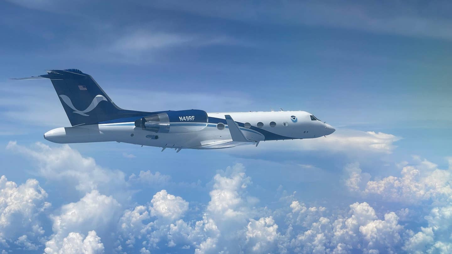 NOAA Gulfstream IV-SP G-IV hurricane hunter