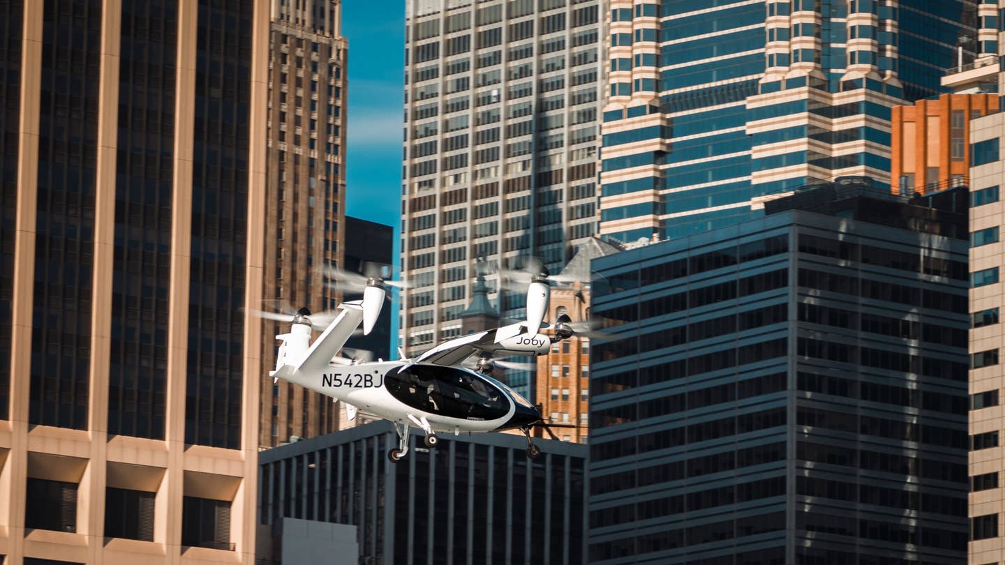 Joby Aviation eVTOL electric air taxi New York City